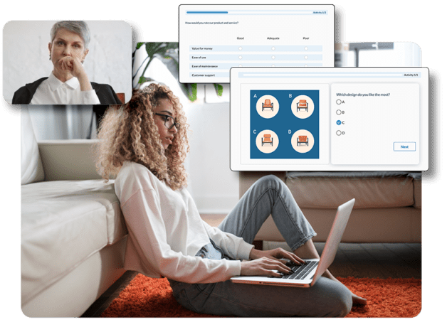 a user testing websites, UI test for website usability and content testing