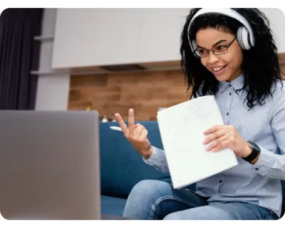 An incredible user experience researcher teaching the useful insights of the webinar.